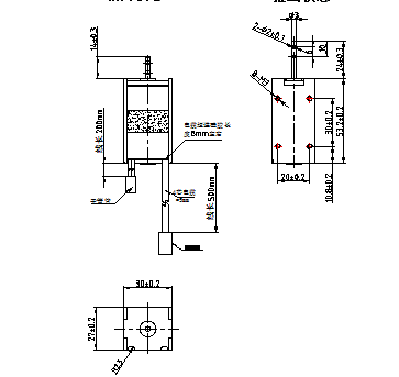 雙保持開關(guān)電磁鐵圖片